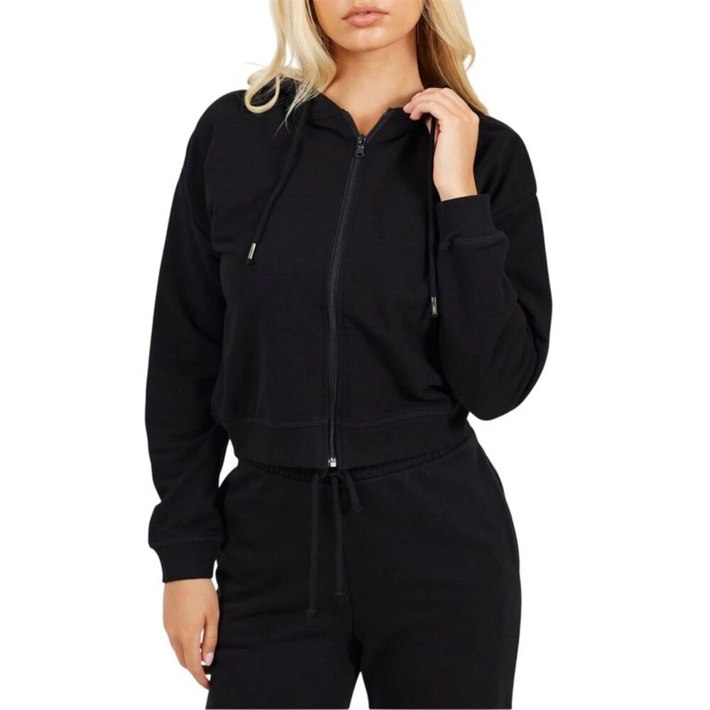 Brave Soul Womens/Ladies Full Zip Hoodie / Black